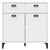 Sideboard VIKEN White 80x40x80 cm Engineered Wood