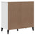 Sideboard VIKEN White 80x40x80 cm Engineered Wood