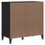 Sideboard VIKEN Black 80x40x80 cm Engineered Wood