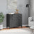 Sideboard VIKEN Anthracite Grey 80x40x80 cm Engineered Wood