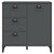 Sideboard VIKEN Anthracite Grey 80x40x80 cm Engineered Wood