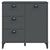 Sideboard VIKEN Anthracite Grey 80x40x80 cm Engineered Wood