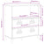 Bookcase VIKEN White 80x40x90 cm Engineered Wood