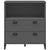 Bookcase VIKEN Anthracite Grey 80x40x90 cm Engineered Wood