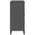 Bookcase VIKEN Anthracite Grey 80x40x90 cm Engineered Wood