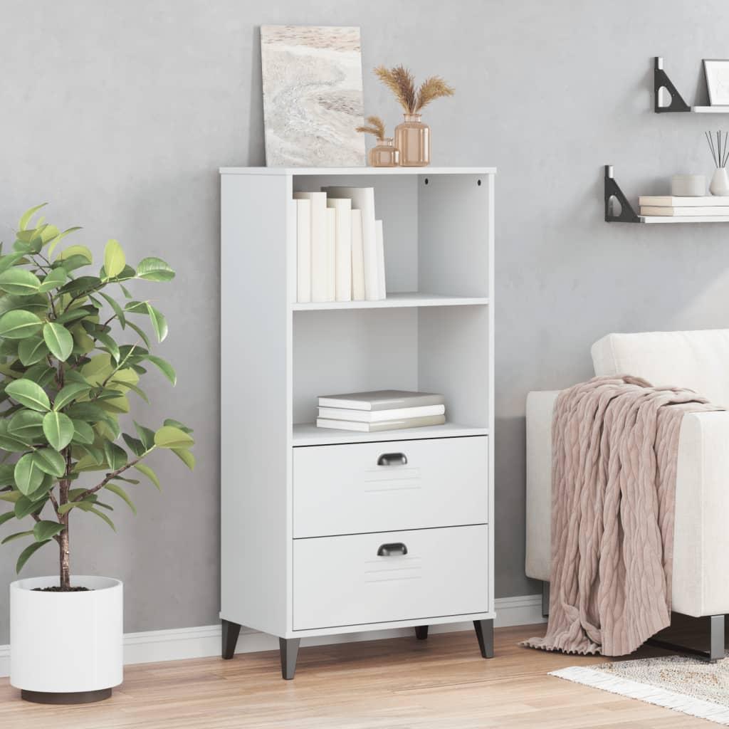 Bookcase VIKEN White 60x35x123 cm Engineered Wood