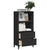 Bookcase VIKEN Black 60x35x123 cm Engineered Wood