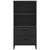 Bookcase VIKEN Black 60x35x123 cm Engineered Wood