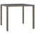 5 Piece Garden Dining Set with Cushions Grey Poly Rattan