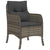 9 Piece Garden Dining Set with Cushions Grey Poly Rattan
