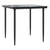 3 Piece Garden Dining Set with Cushions Beige Poly Rattan