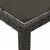 5 Piece Garden Dining Set with Cushions Black Poly Rattan