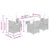 7 Piece Garden Dining Set with Cushions Grey Poly Rattan