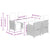 5 Piece Garden Dining Set with Cushions Beige Poly Rattan