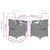 5 Piece Garden Dining Set with Cushions Beige Poly Rattan