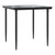 5 Piece Garden Dining Set with Cushions Grey Poly Rattan