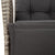 9 Piece Garden Dining Set with Cushions Grey Poly Rattan