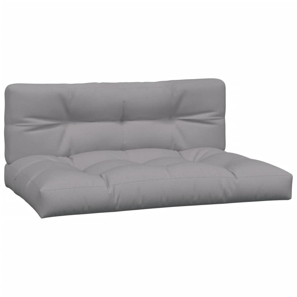 Garden Pallet Middle Sofas with Cushions 2 pcs Solid Wood Acacia