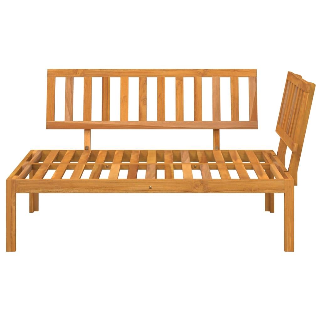 Garden Pallet Corner Sofa Solid Wood Acacia