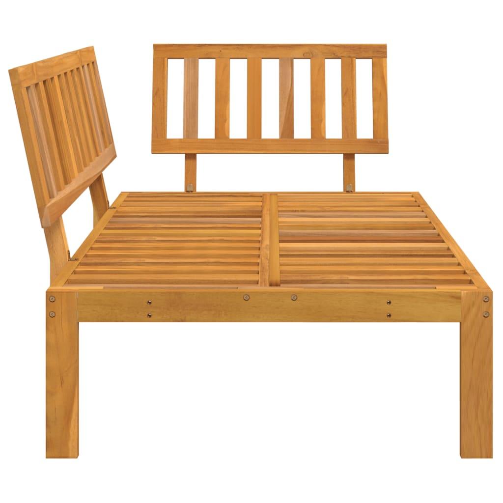 Garden Pallet Corner Sofa Solid Wood Acacia