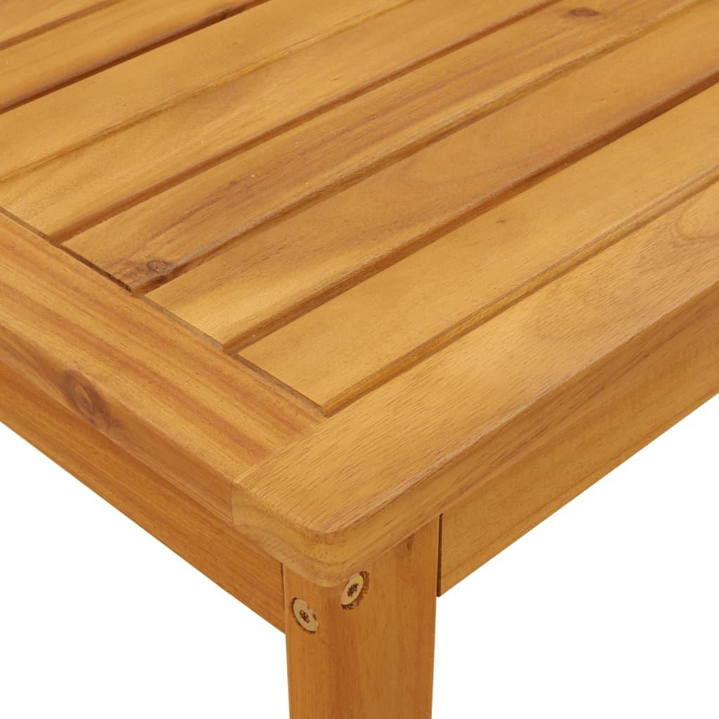 Garden Table 100x60x30 cm Solid Wood Acacia