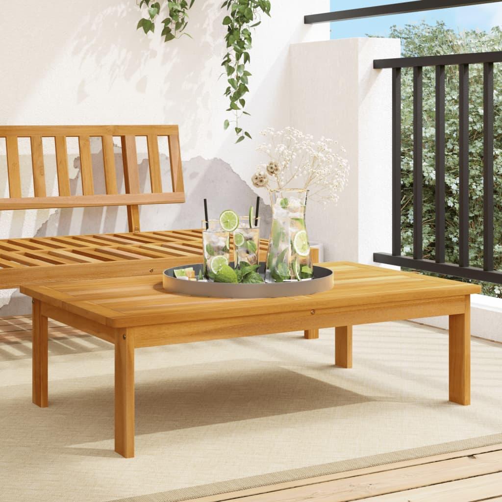 Garden Table 100x60x30 cm Solid Wood Acacia