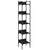 Bookshelf 5-Tier Black 35x30x174 cm Engineered Wood