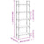 Bookshelf 5-Tier Black 60.5x24x166.5 cm Engineered Wood