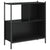 Bookcase Black 72x28x77.5 cm Engineered Wood