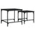 Nesting Coffee Tables 2 pcs Black Engineered Wood