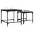 Nesting Coffee Tables 2 pcs Black Engineered Wood