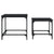 Nesting Coffee Tables 2 pcs Black Engineered Wood