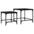 Nesting Coffee Tables 2 pcs Black Engineered Wood