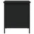 Storage Bench Black 40x42.5x50 cm Engineered Wood