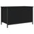 Storage Bench Black 80x42.5x50 cm Engineered Wood