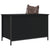 Storage Bench Black 80x42.5x50 cm Engineered Wood