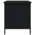 Storage Bench Black 80x42.5x50 cm Engineered Wood