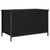 Storage Bench Black 80x42.5x50 cm Engineered Wood