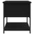 Storage Bench Black 70x42.5x47 cm Engineered Wood