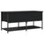 Storage Bench Black 100x42.5x47 cm Engineered Wood