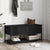 Storage Bench Black 100x42.5x47 cm Engineered Wood