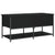 Storage Bench Black 100x42.5x47 cm Engineered Wood