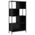 Bookcase Black 72x28x172 cm Engineered Wood