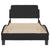 Bed Frame without Mattress Black 90x190 cm Fabric