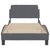 Bed Frame without Mattress Dark Grey 90x190 cm Velvet