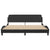 Bed Frame without Mattress Black 183x203 cm King Faux Leather