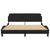 Bed Frame without Mattress Black 152x203 cm Queen Fabric