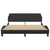 Bed Frame without Mattress Black 152x203 cm Queen Faux Leather