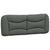 Headboard Cushion Dark Grey 137 cm Double Fabric