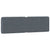 Headboard Cushion Dark Grey 153 cm Velvet